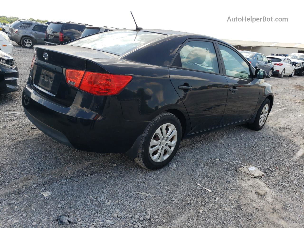 2012 Kia Forte Lx Black vin: KNAFT4A24C5639656