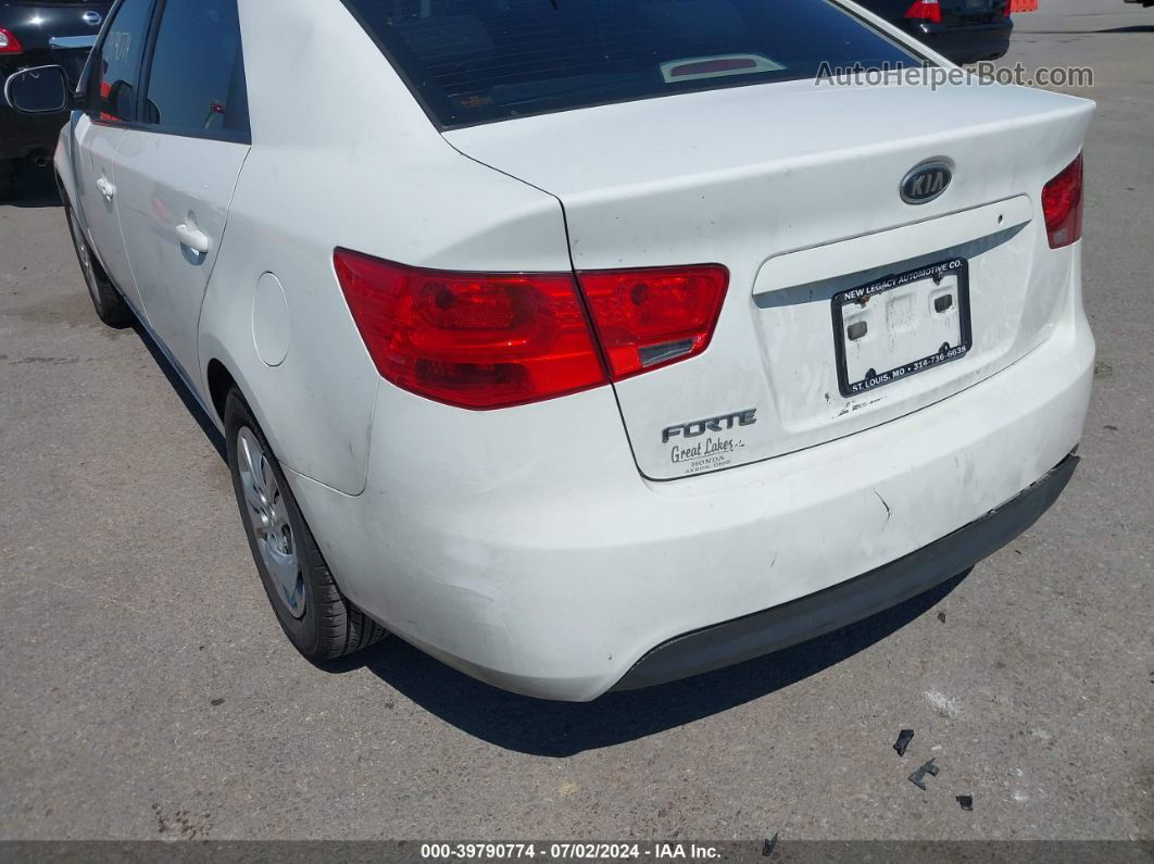 2012 Kia Forte Lx White vin: KNAFT4A25C5475169