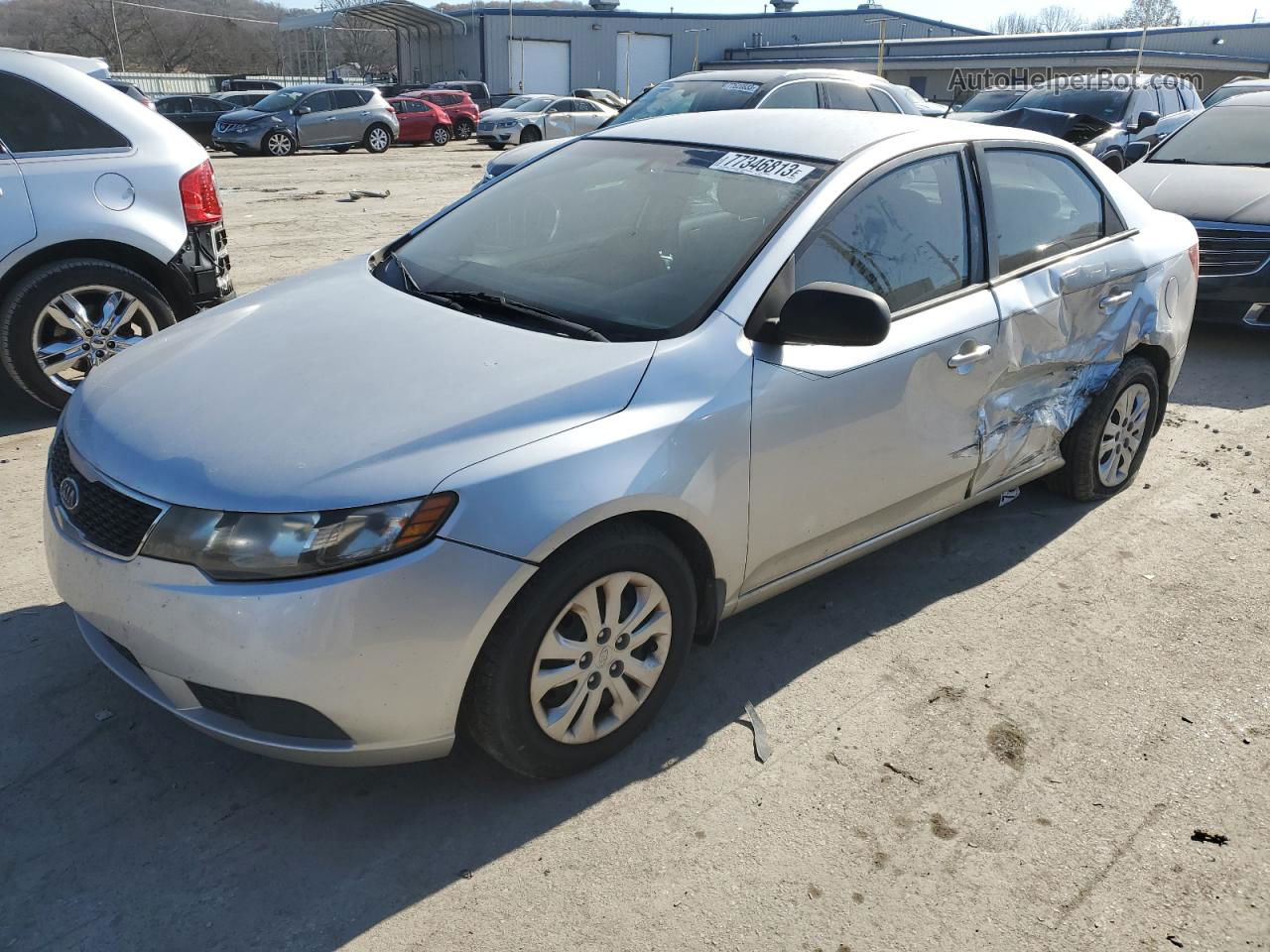 2012 Kia Forte Lx Silver vin: KNAFT4A25C5480212