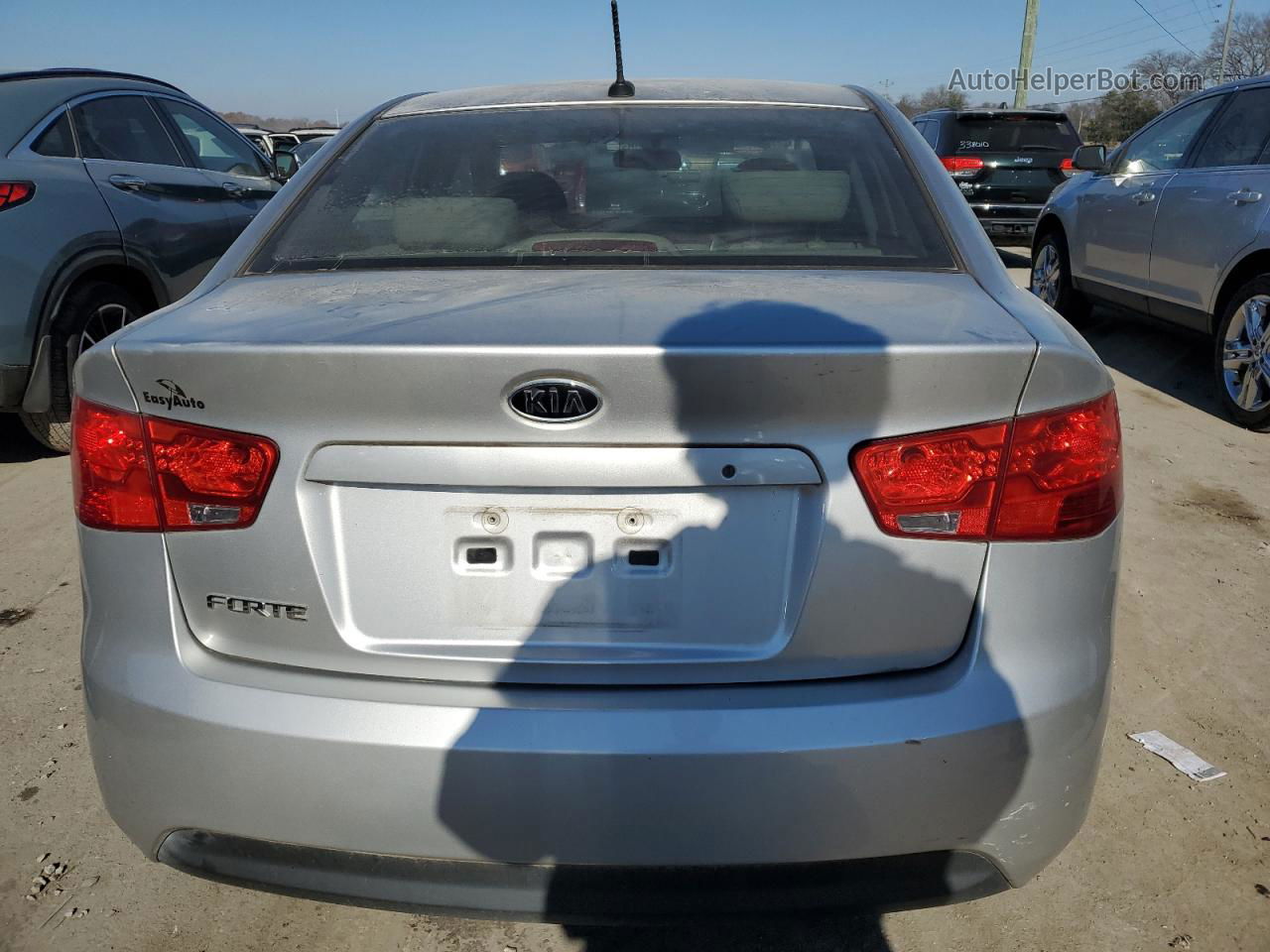 2012 Kia Forte Lx Silver vin: KNAFT4A25C5480212