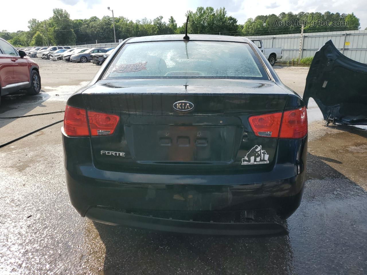 2012 Kia Forte Lx Black vin: KNAFT4A26C5582148