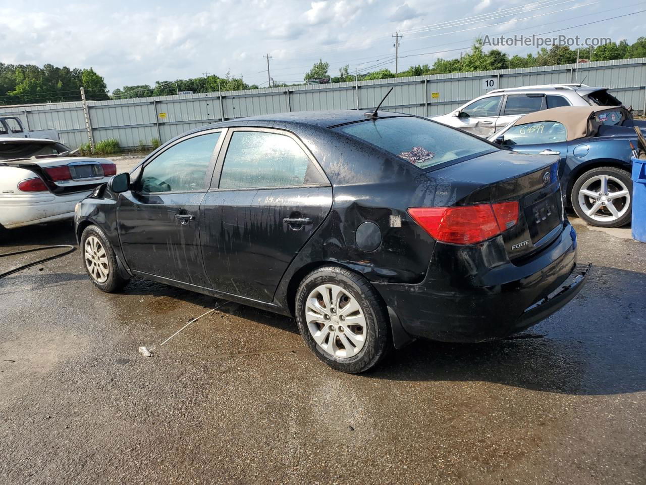 2012 Kia Forte Lx Black vin: KNAFT4A26C5582148