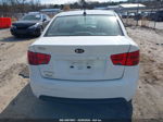 2012 Kia Forte Lx White vin: KNAFT4A26C5639495