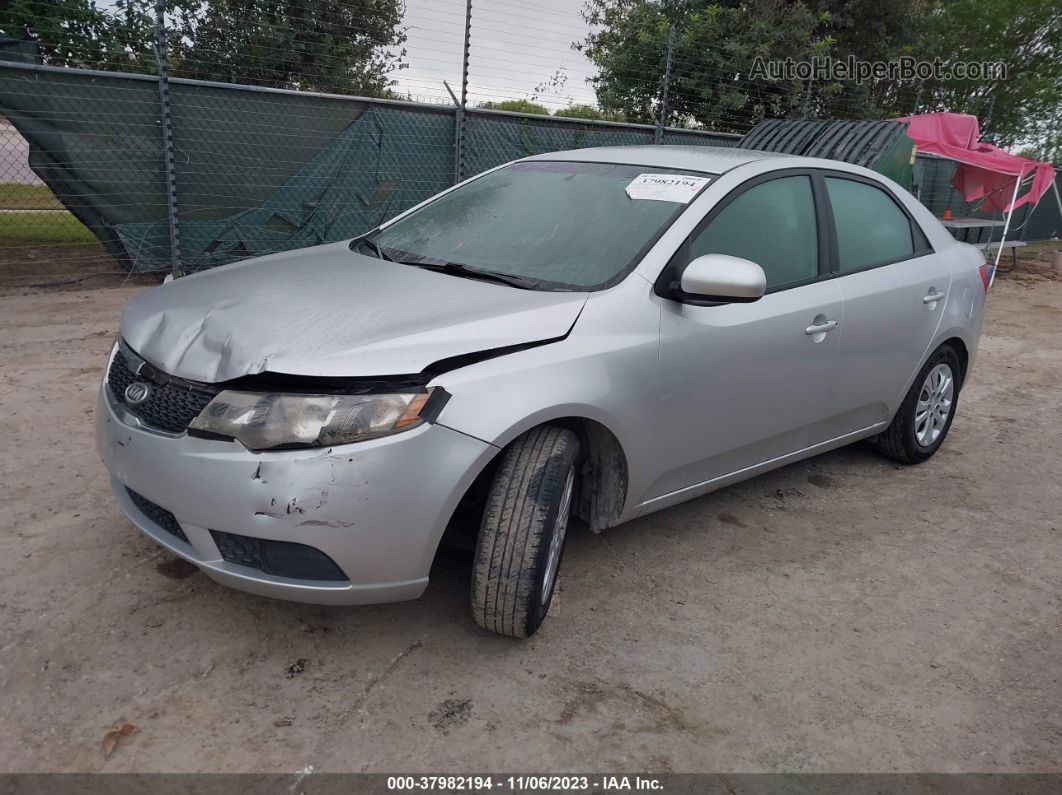 2012 Kia Forte Lx Silver vin: KNAFT4A27C5557985