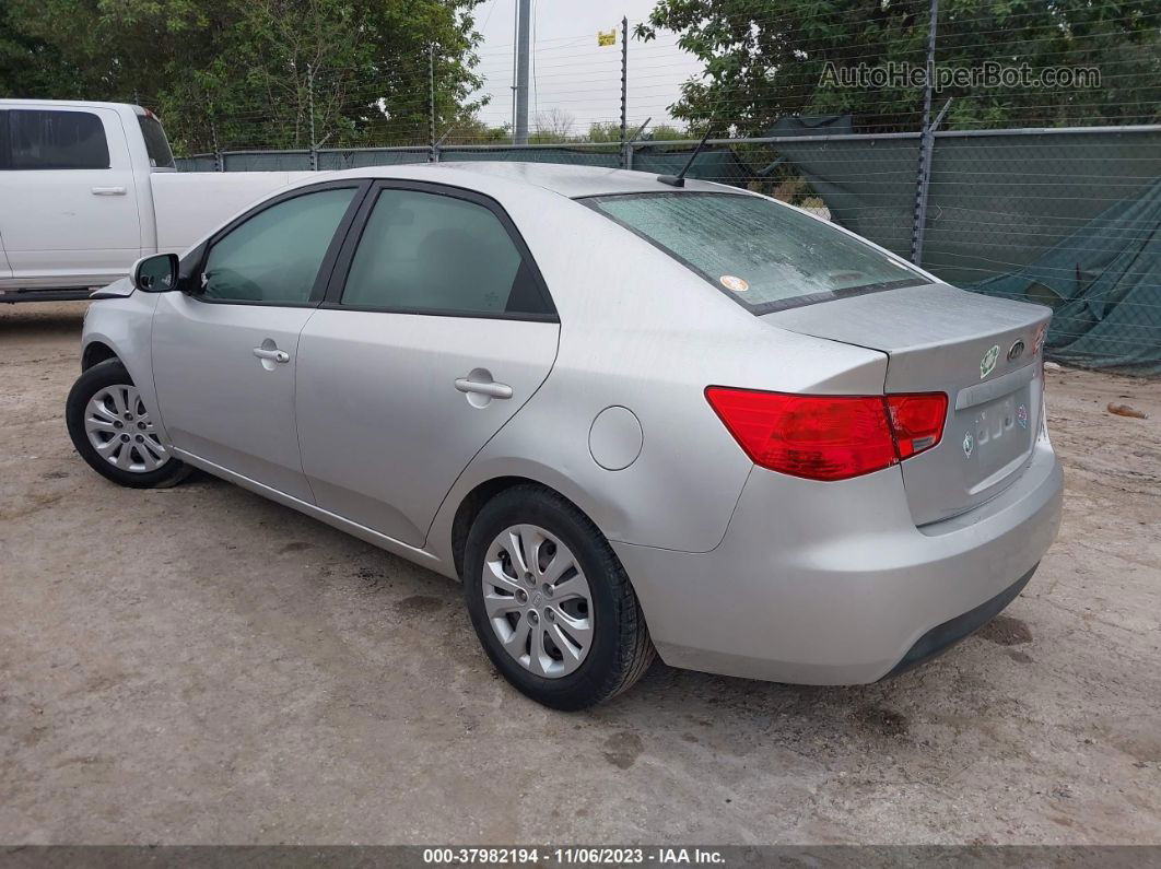 2012 Kia Forte Lx Silver vin: KNAFT4A27C5557985