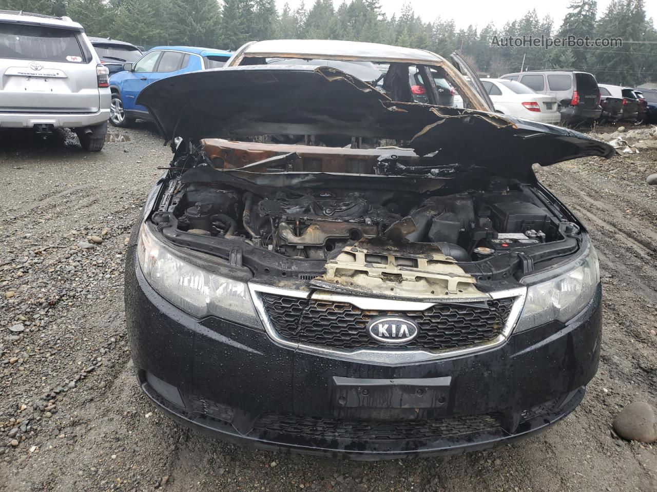 2012 Kia Forte Lx Пожар vin: KNAFT4A29C5523563