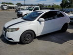 2012 Kia Forte Lx White vin: KNAFT4A29C5593483