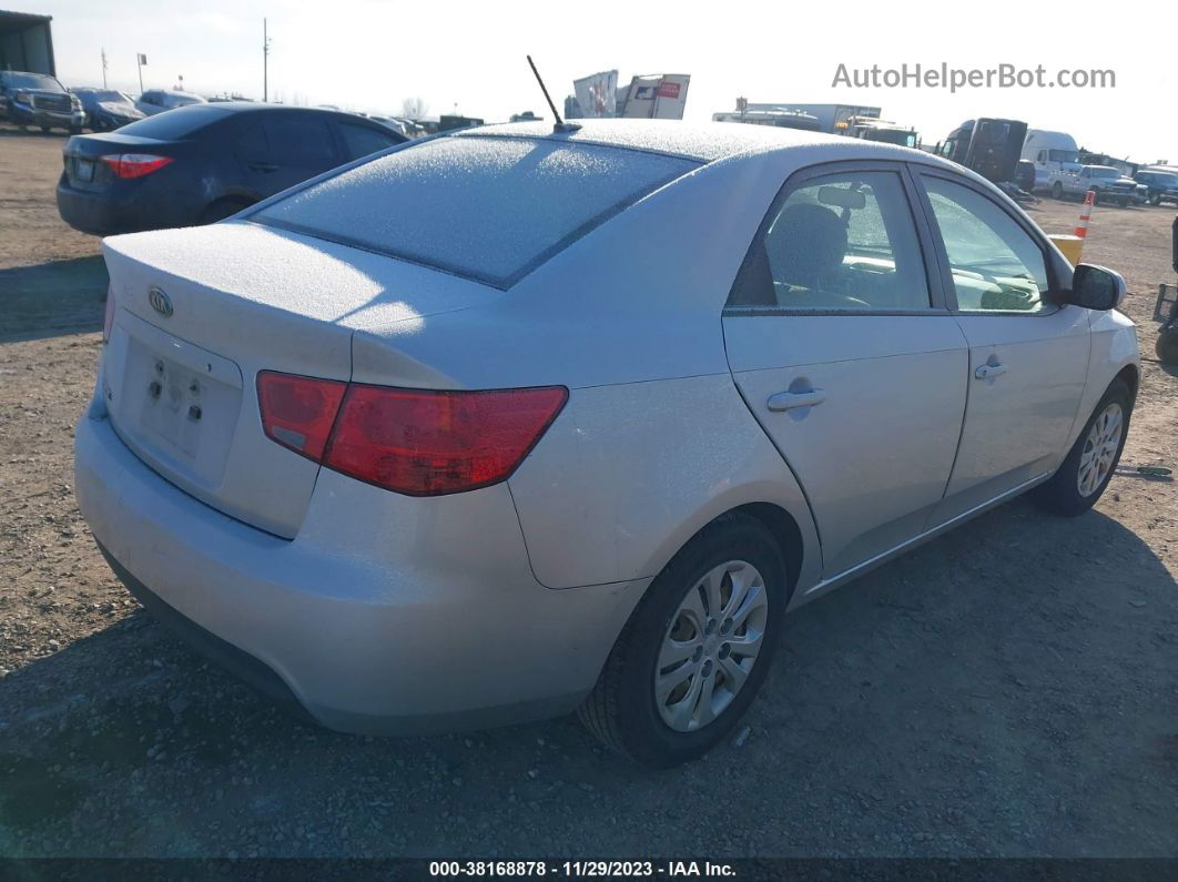 2012 Kia Forte Lx Silver vin: KNAFT4A2XC5494512