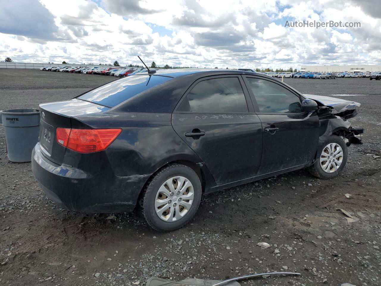 2012 Kia Forte Lx Black vin: KNAFT4A2XC5551193