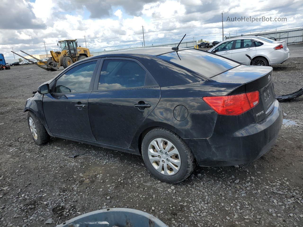 2012 Kia Forte Lx Black vin: KNAFT4A2XC5551193