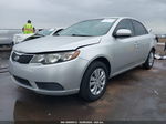 2012 Kia Forte Lx Silver vin: KNAFT4A2XC5558564