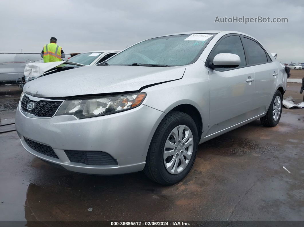 2012 Kia Forte Lx Silver vin: KNAFT4A2XC5558564