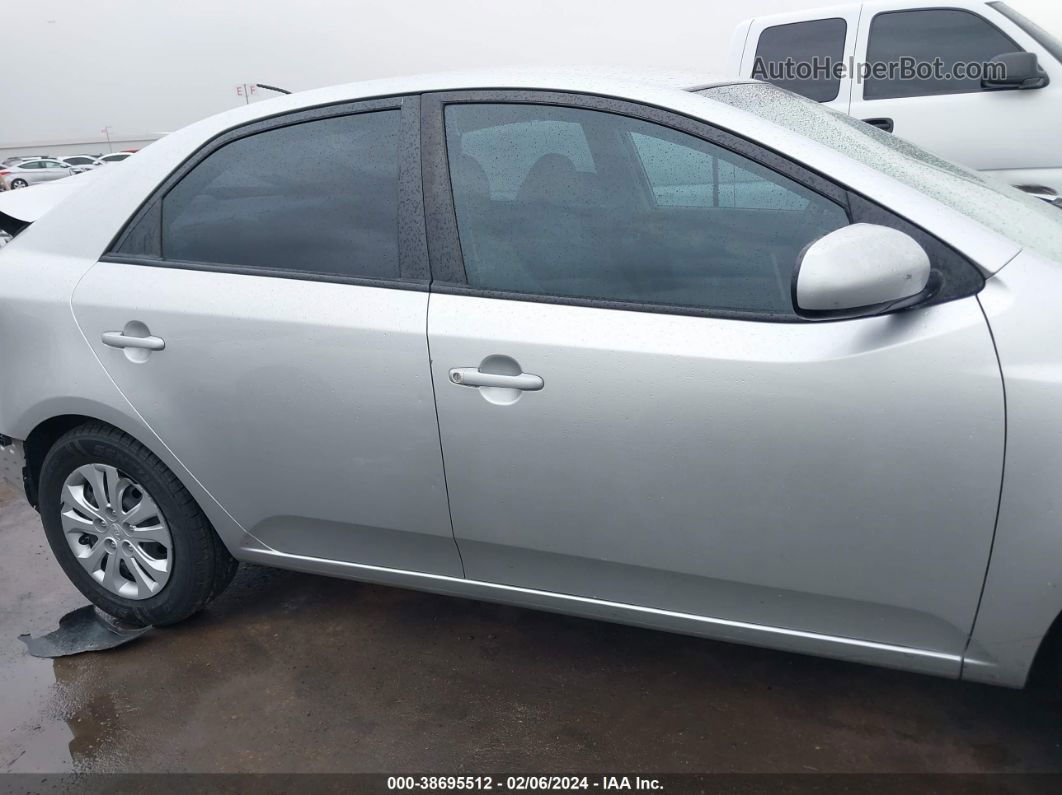 2012 Kia Forte Lx Silver vin: KNAFT4A2XC5558564