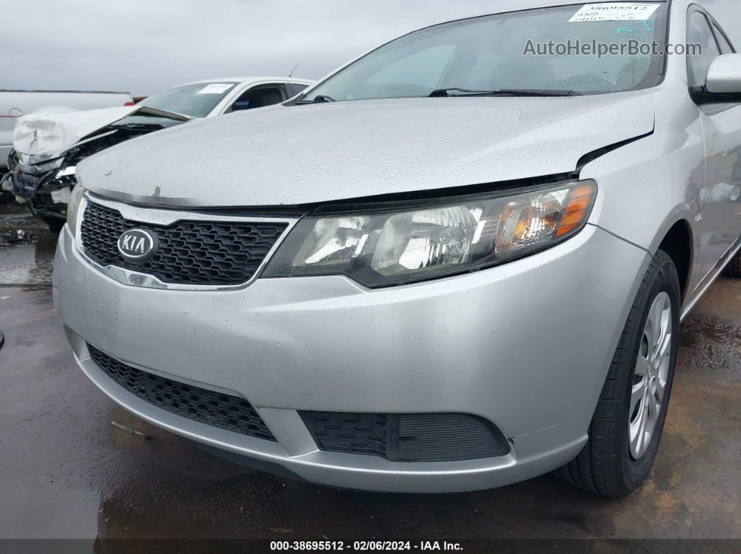 2012 Kia Forte Lx Silver vin: KNAFT4A2XC5558564