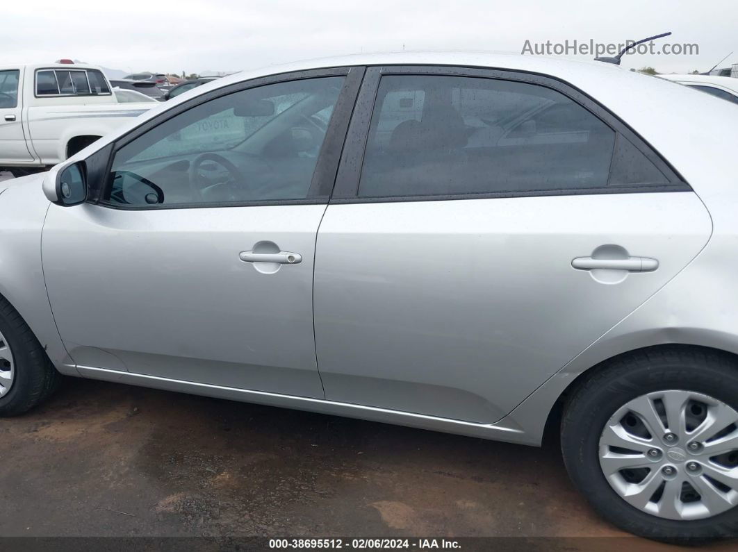 2012 Kia Forte Lx Silver vin: KNAFT4A2XC5558564