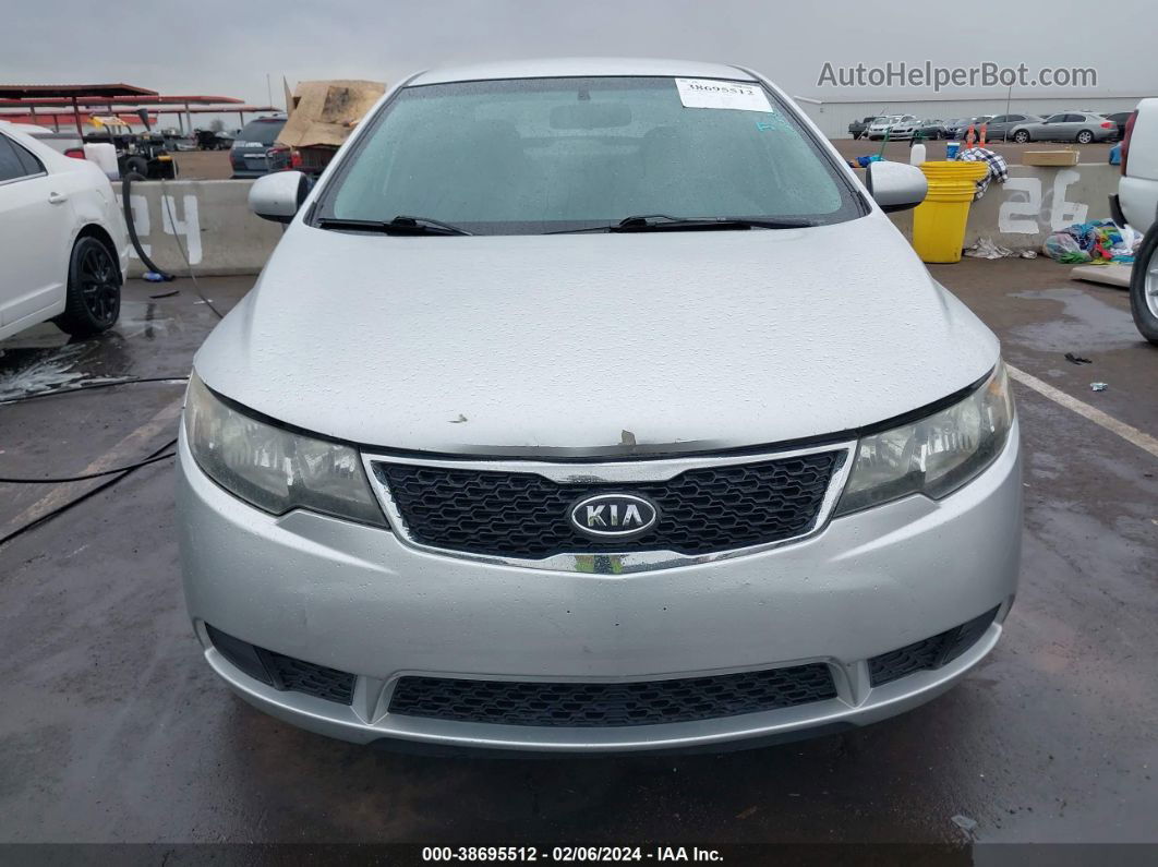 2012 Kia Forte Lx Silver vin: KNAFT4A2XC5558564