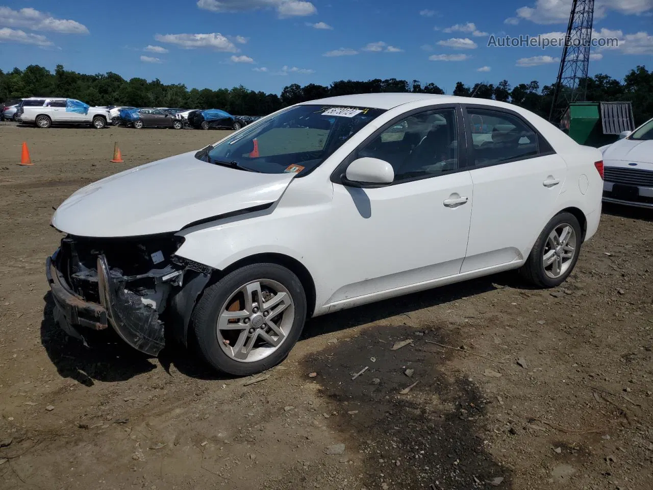 2012 Kia Forte Lx Белый vin: KNAFT4A2XC5641959