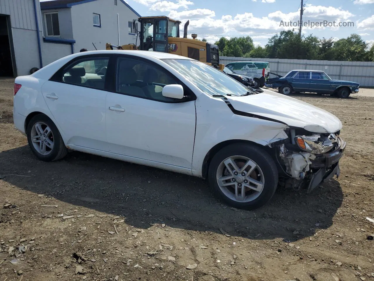 2012 Kia Forte Lx Белый vin: KNAFT4A2XC5641959