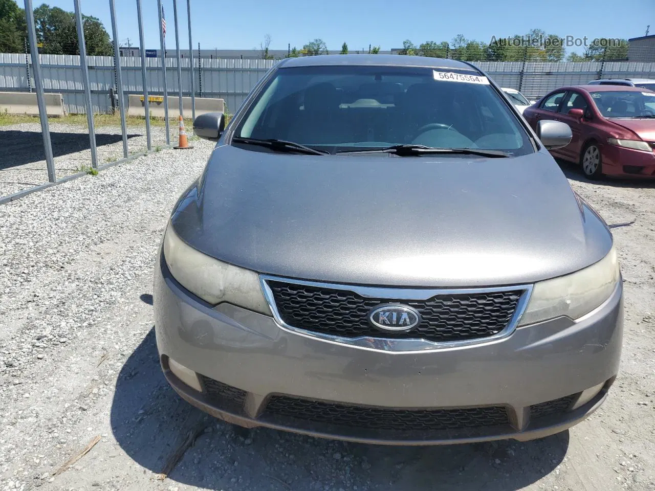 2012 Kia Forte Ex Gray vin: KNAFU4A20C5477666