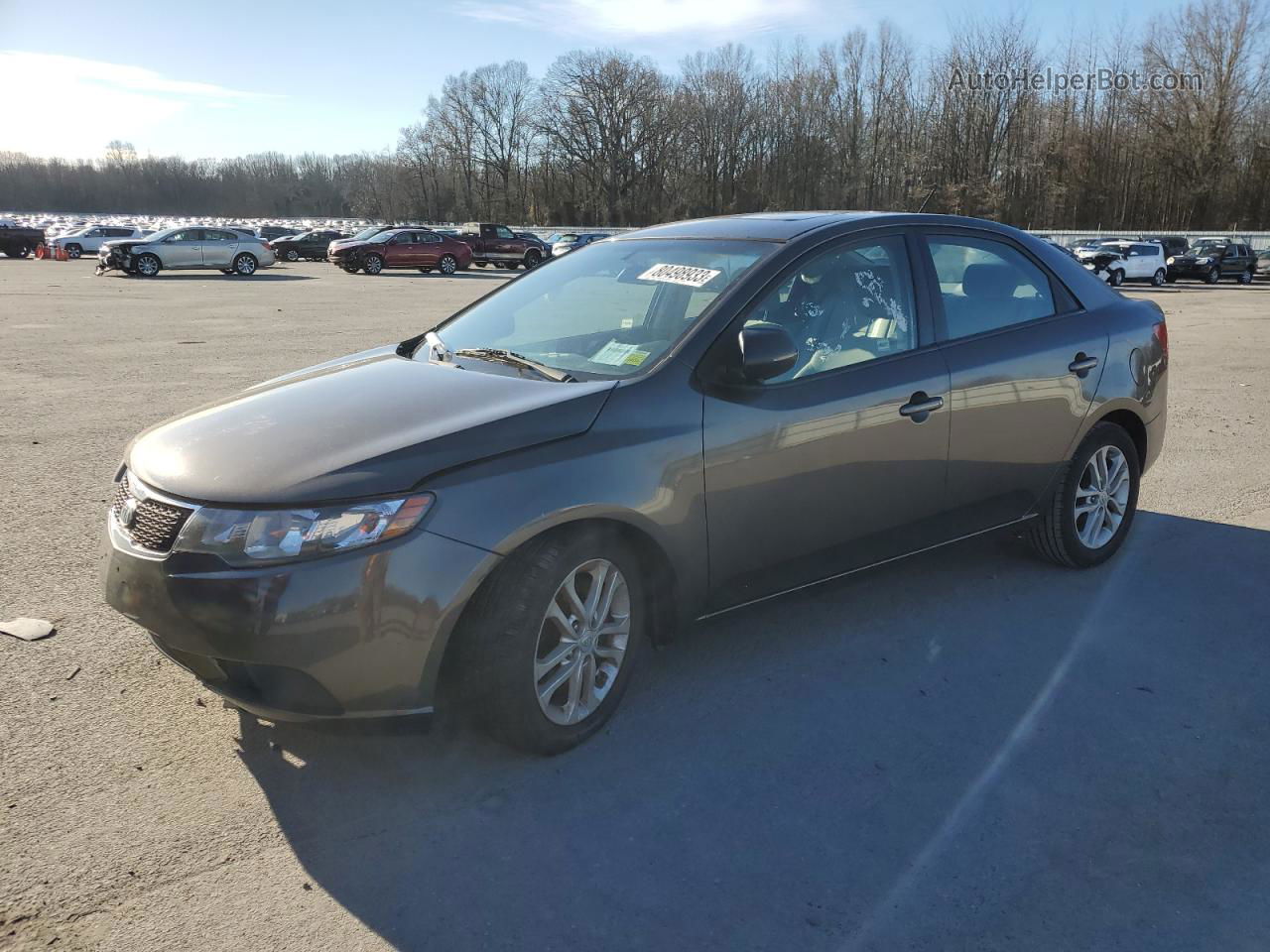 2012 Kia Forte Ex Charcoal vin: KNAFU4A20C5499442