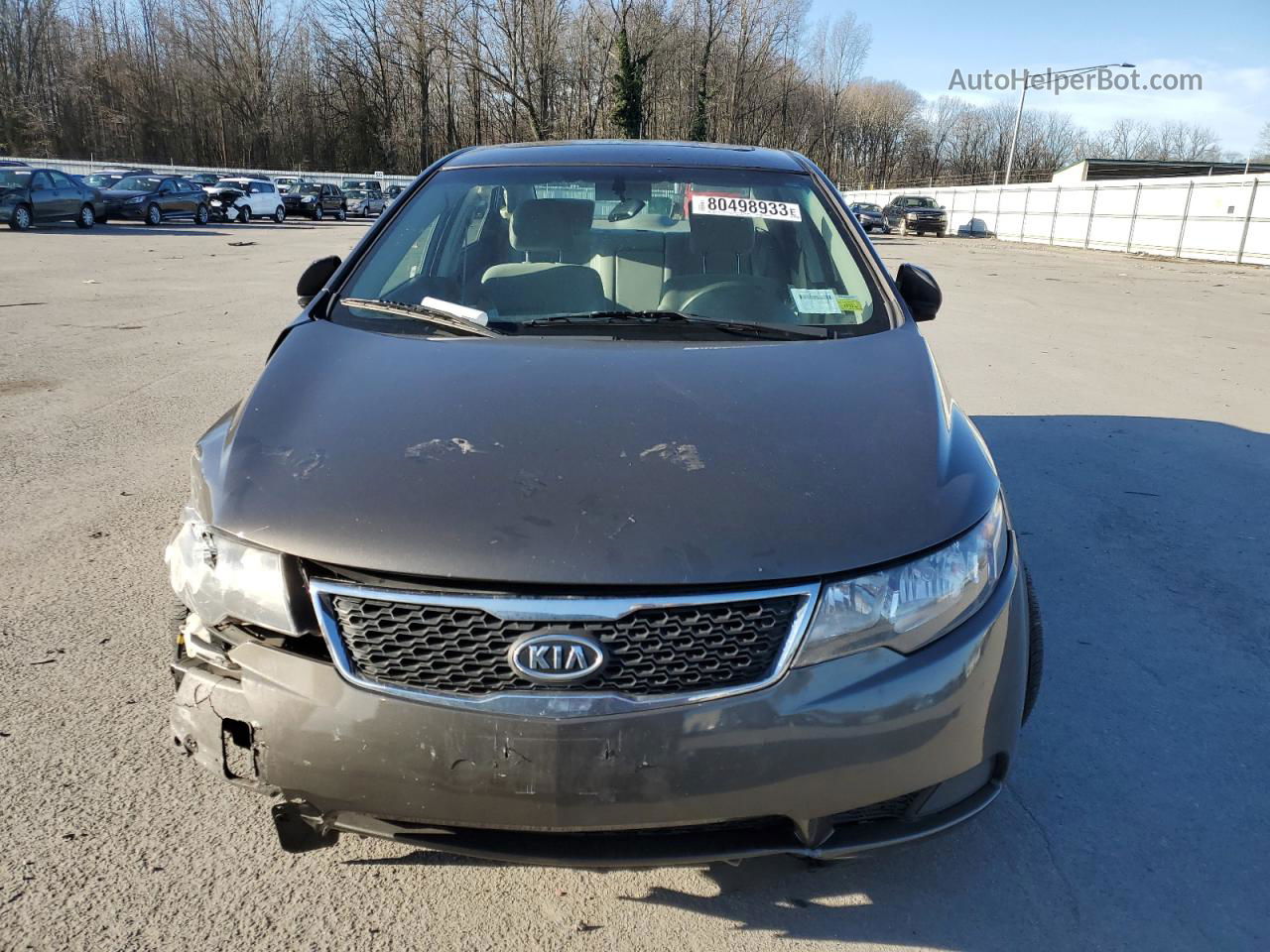 2012 Kia Forte Ex Charcoal vin: KNAFU4A20C5499442