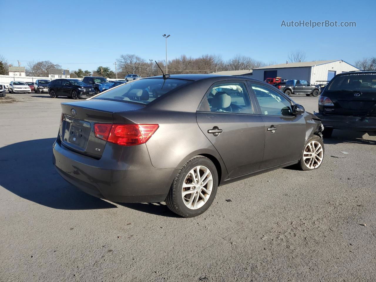 2012 Kia Forte Ex Charcoal vin: KNAFU4A20C5499442