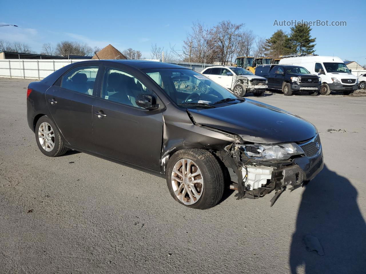 2012 Kia Forte Ex Charcoal vin: KNAFU4A20C5499442