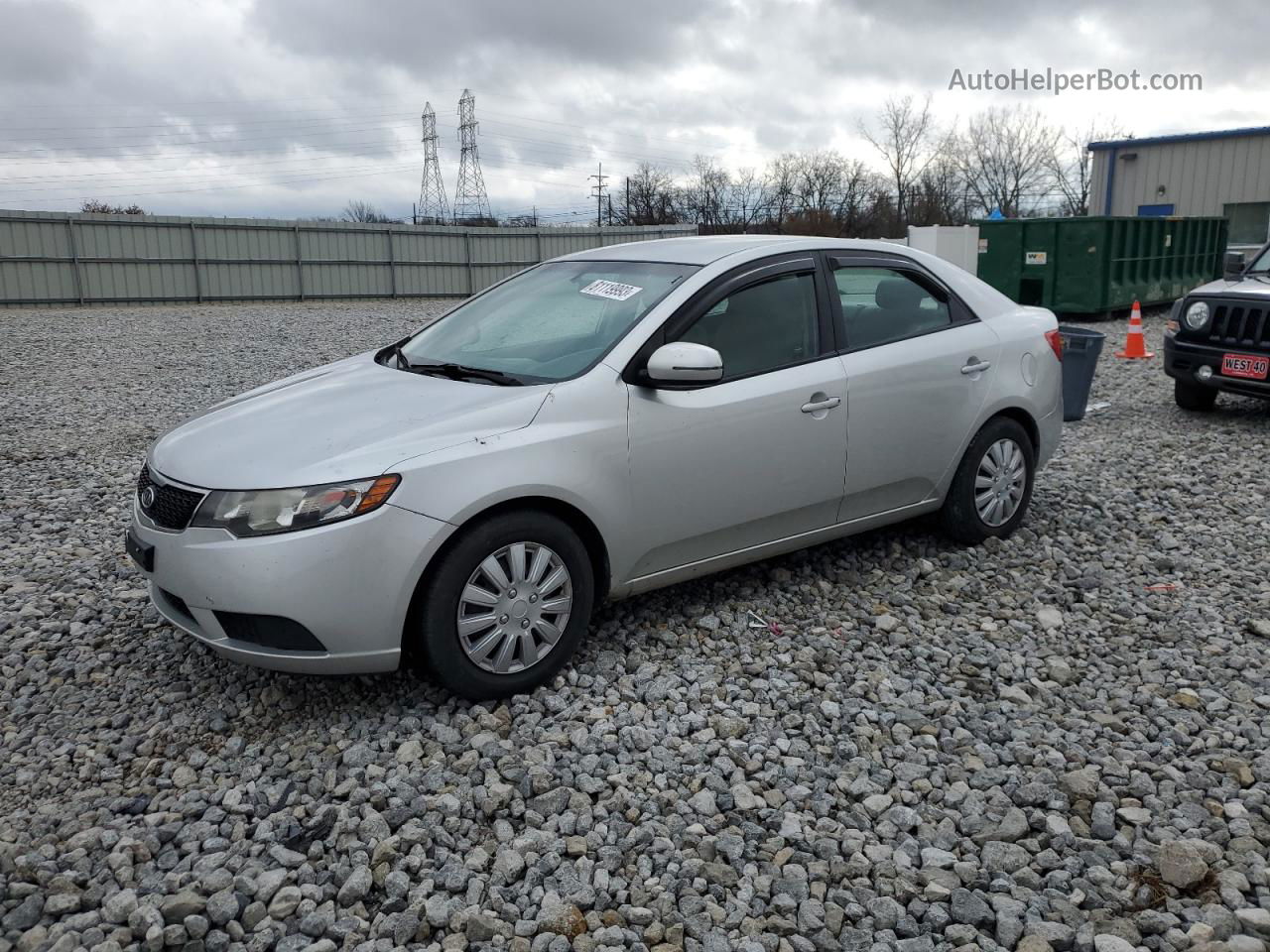 2012 Kia Forte Ex Silver vin: KNAFU4A20C5507751