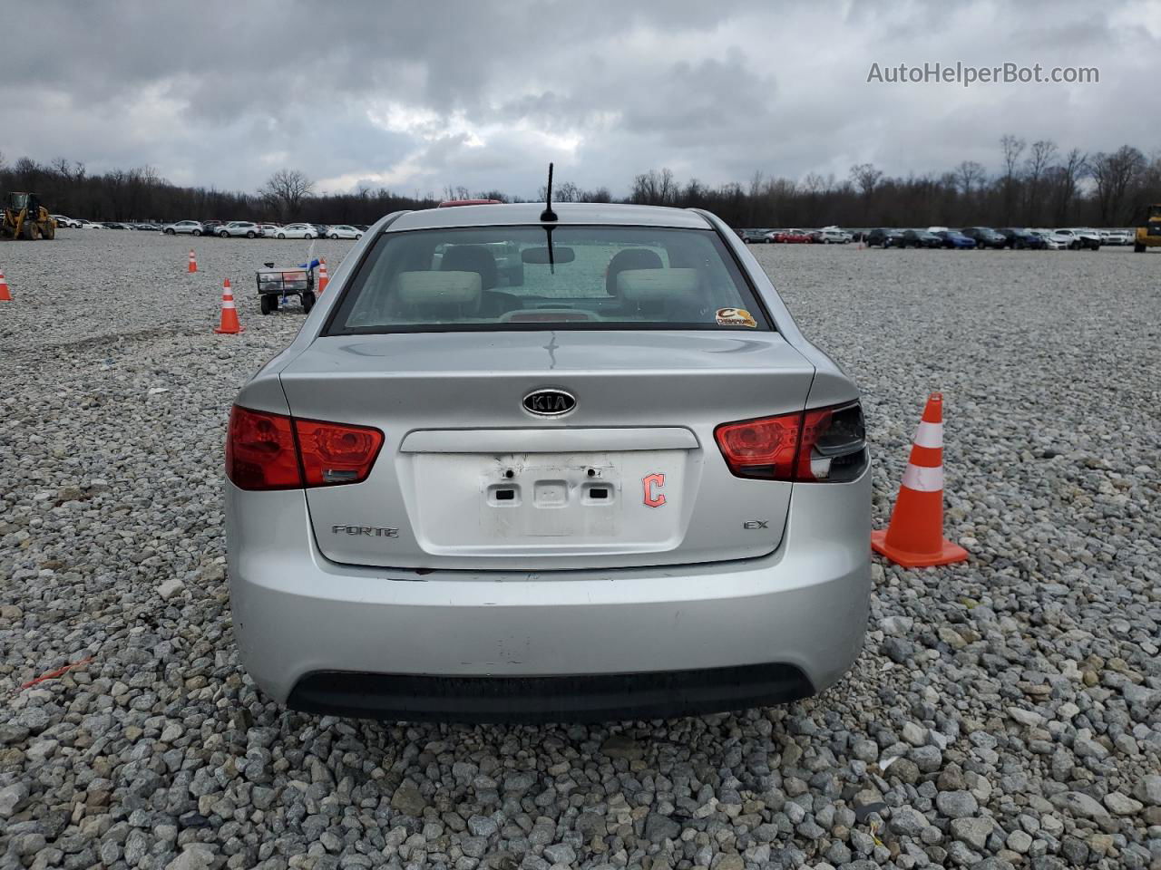 2012 Kia Forte Ex Silver vin: KNAFU4A20C5507751