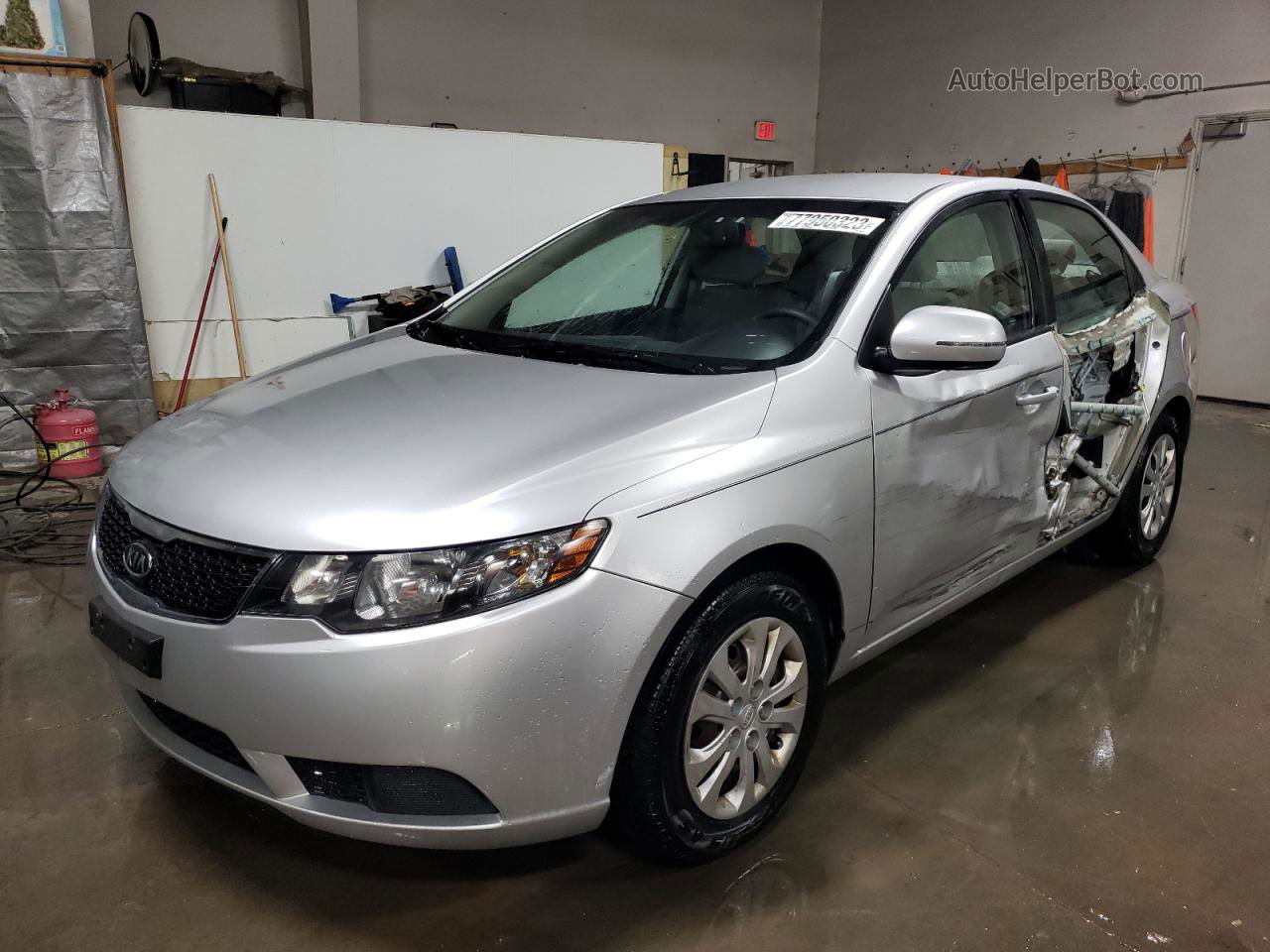 2012 Kia Forte Ex Silver vin: KNAFU4A20C5548073