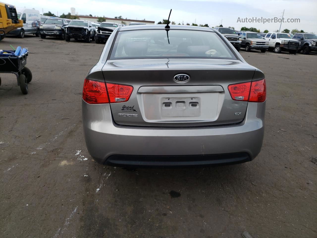 2012 Kia Forte Ex Gray vin: KNAFU4A20C5559042