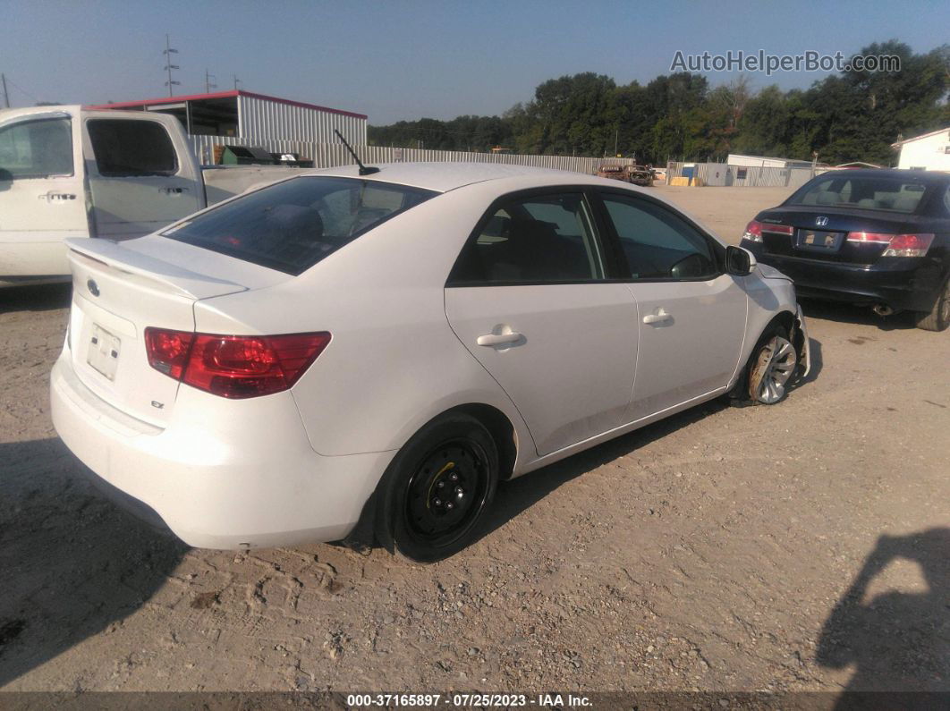 2012 Kia Forte Ex White vin: KNAFU4A20C5561017