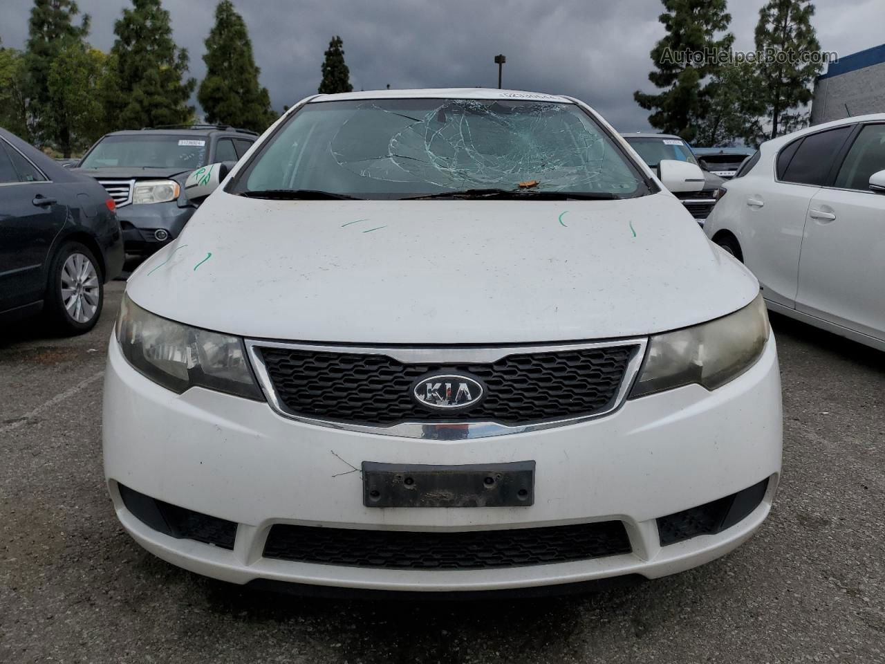 2012 Kia Forte Ex White vin: KNAFU4A20C5599654