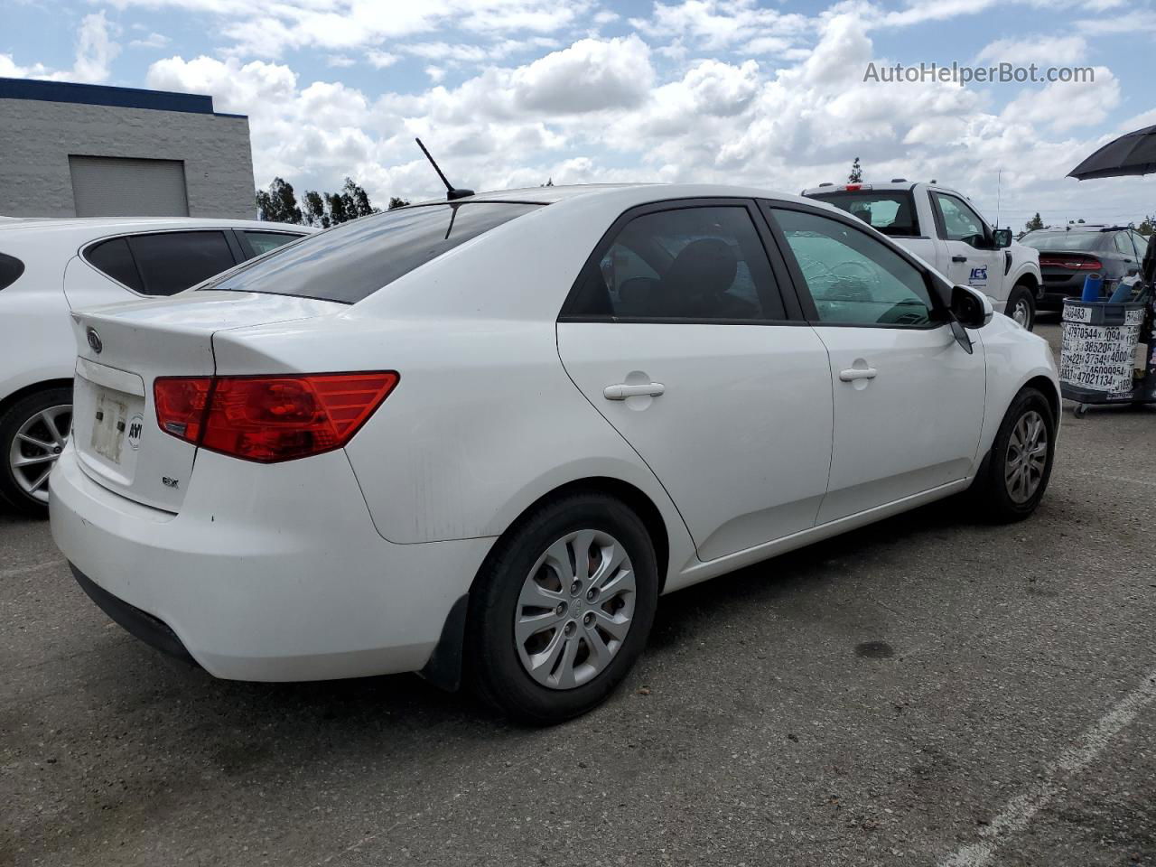 2012 Kia Forte Ex White vin: KNAFU4A20C5599654