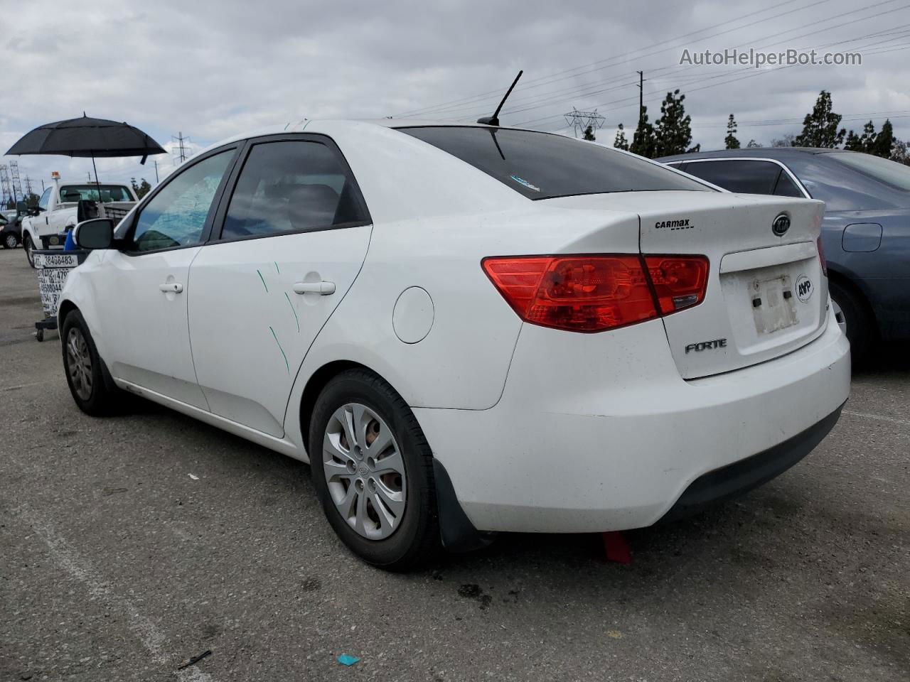 2012 Kia Forte Ex White vin: KNAFU4A20C5599654