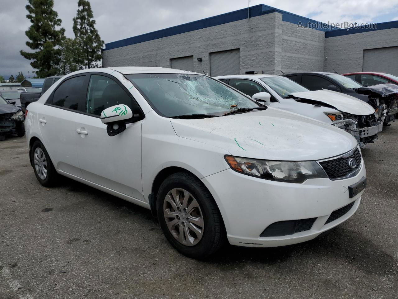 2012 Kia Forte Ex White vin: KNAFU4A20C5599654