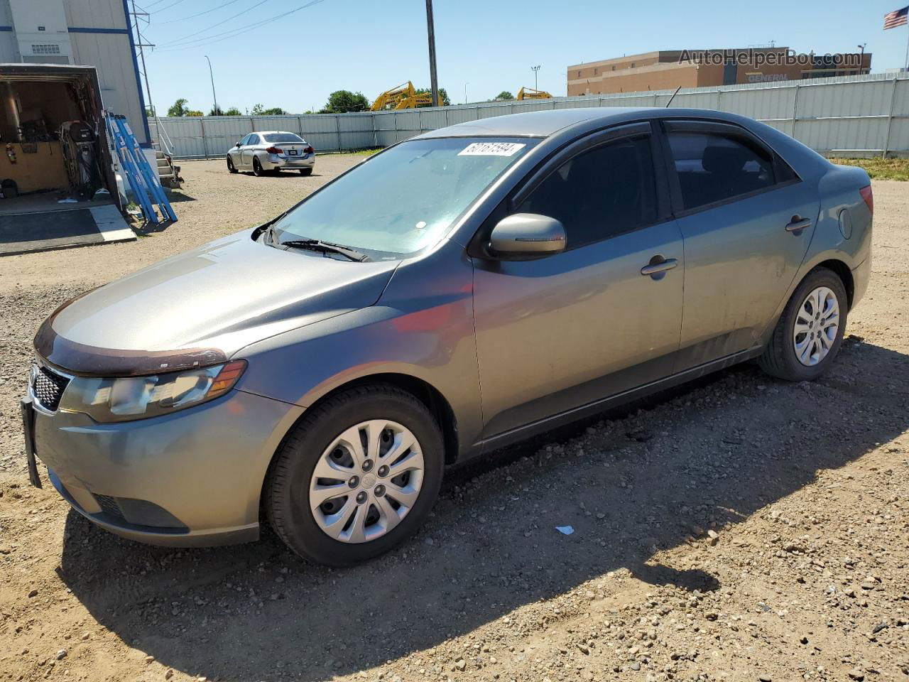 2012 Kia Forte Ex Gray vin: KNAFU4A20C5613147