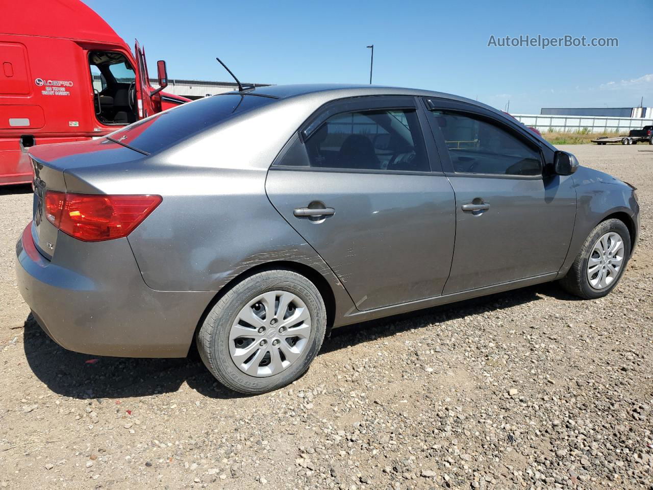 2012 Kia Forte Ex Gray vin: KNAFU4A20C5613147