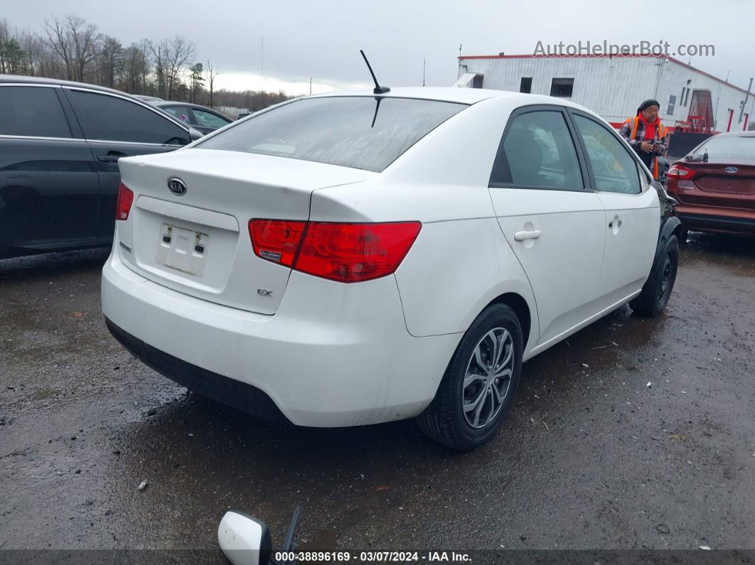 2012 Kia Forte Ex White vin: KNAFU4A20C5633768