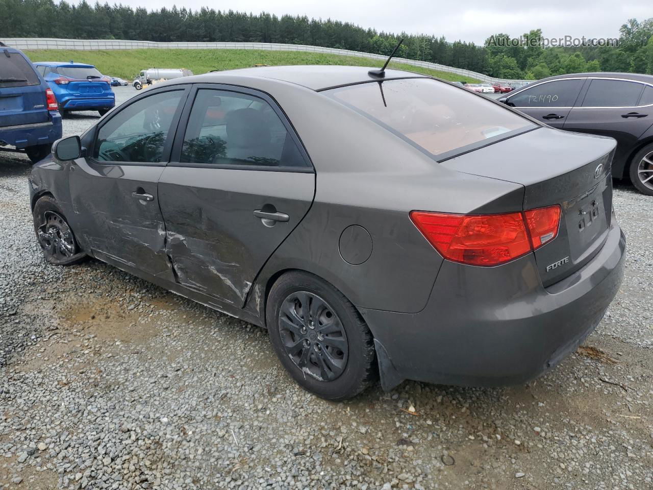 2012 Kia Forte Ex Gray vin: KNAFU4A21C5475604