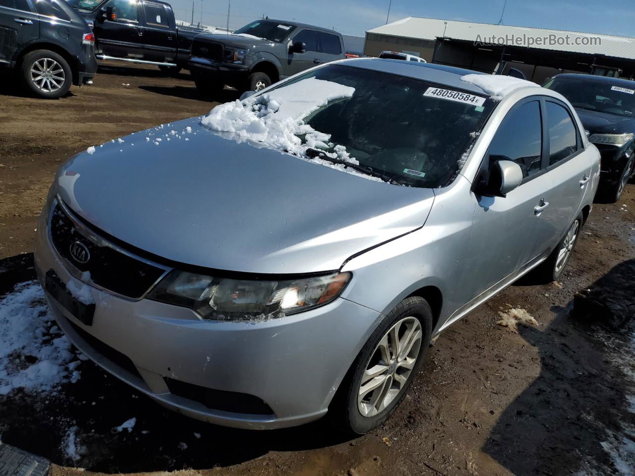 2012 Kia Forte Ex Silver vin: KNAFU4A21C5485484