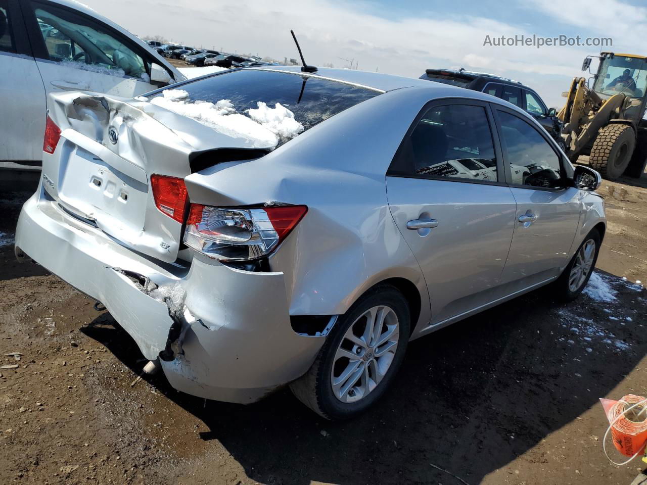 2012 Kia Forte Ex Silver vin: KNAFU4A21C5485484