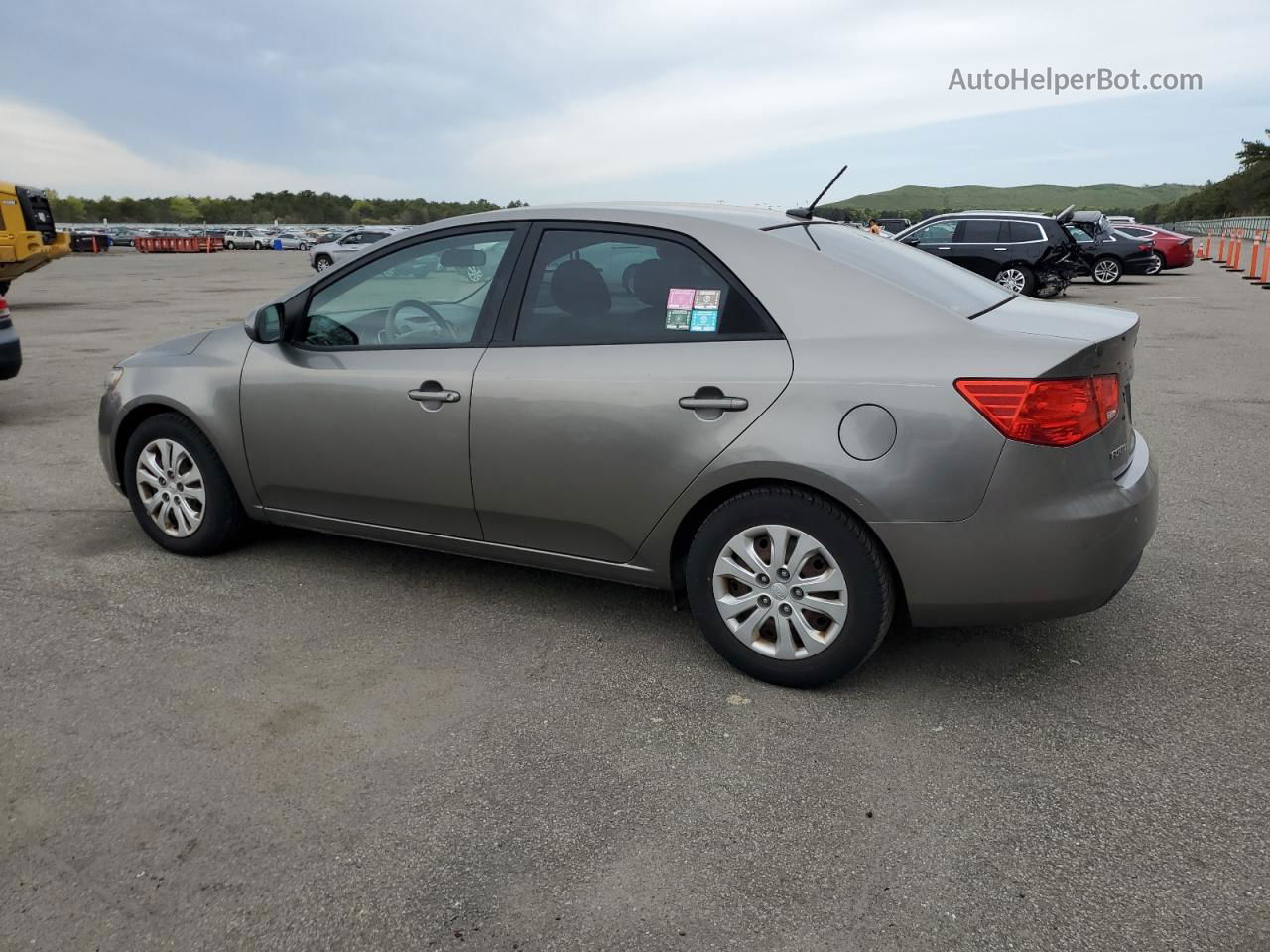 2012 Kia Forte Ex Beige vin: KNAFU4A21C5487977