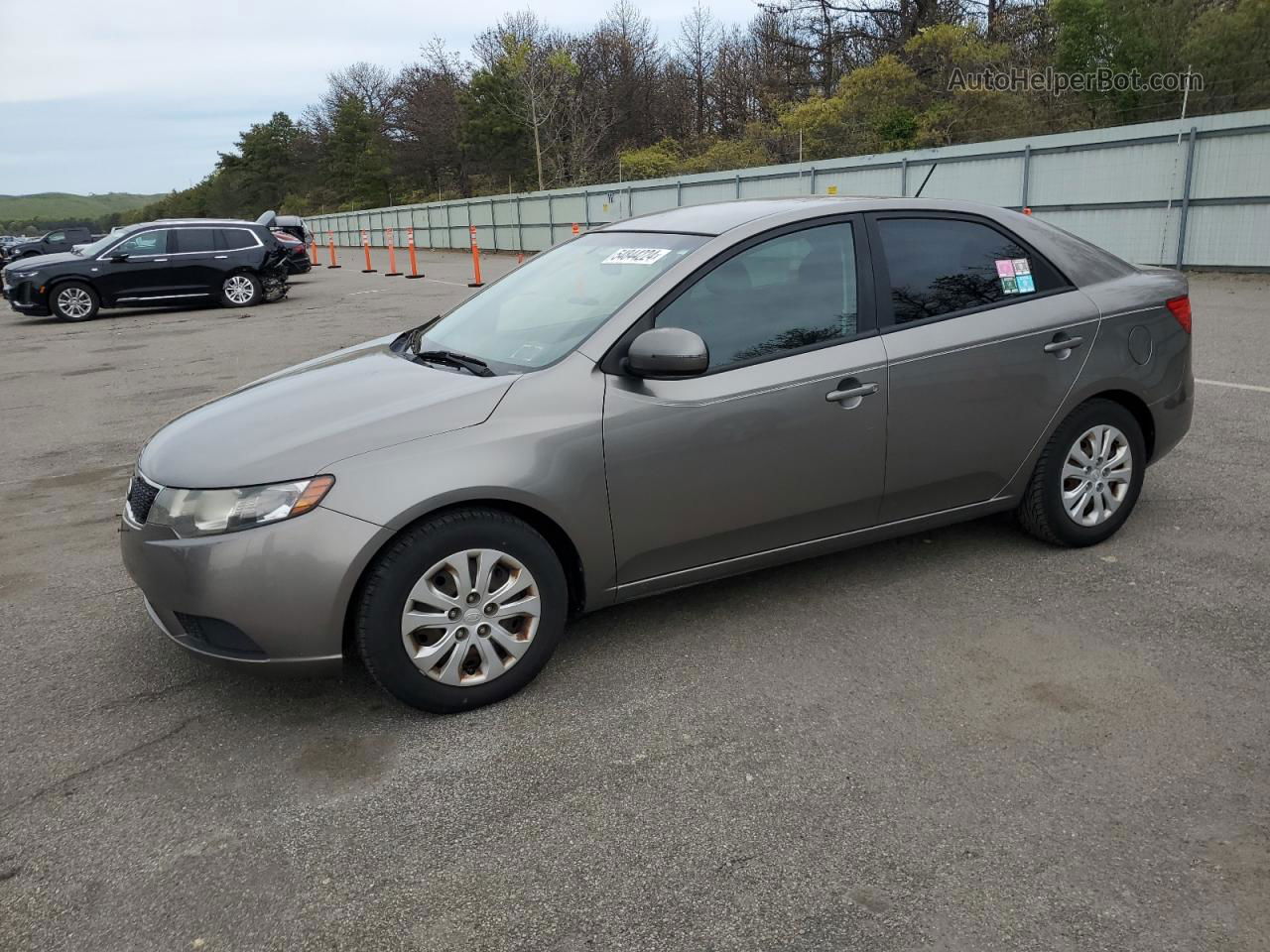 2012 Kia Forte Ex Beige vin: KNAFU4A21C5487977