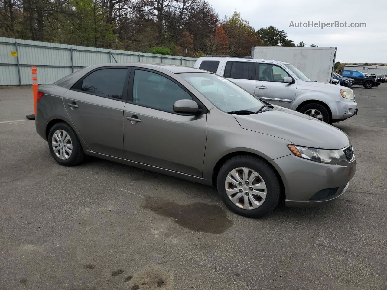 2012 Kia Forte Ex Beige vin: KNAFU4A21C5487977