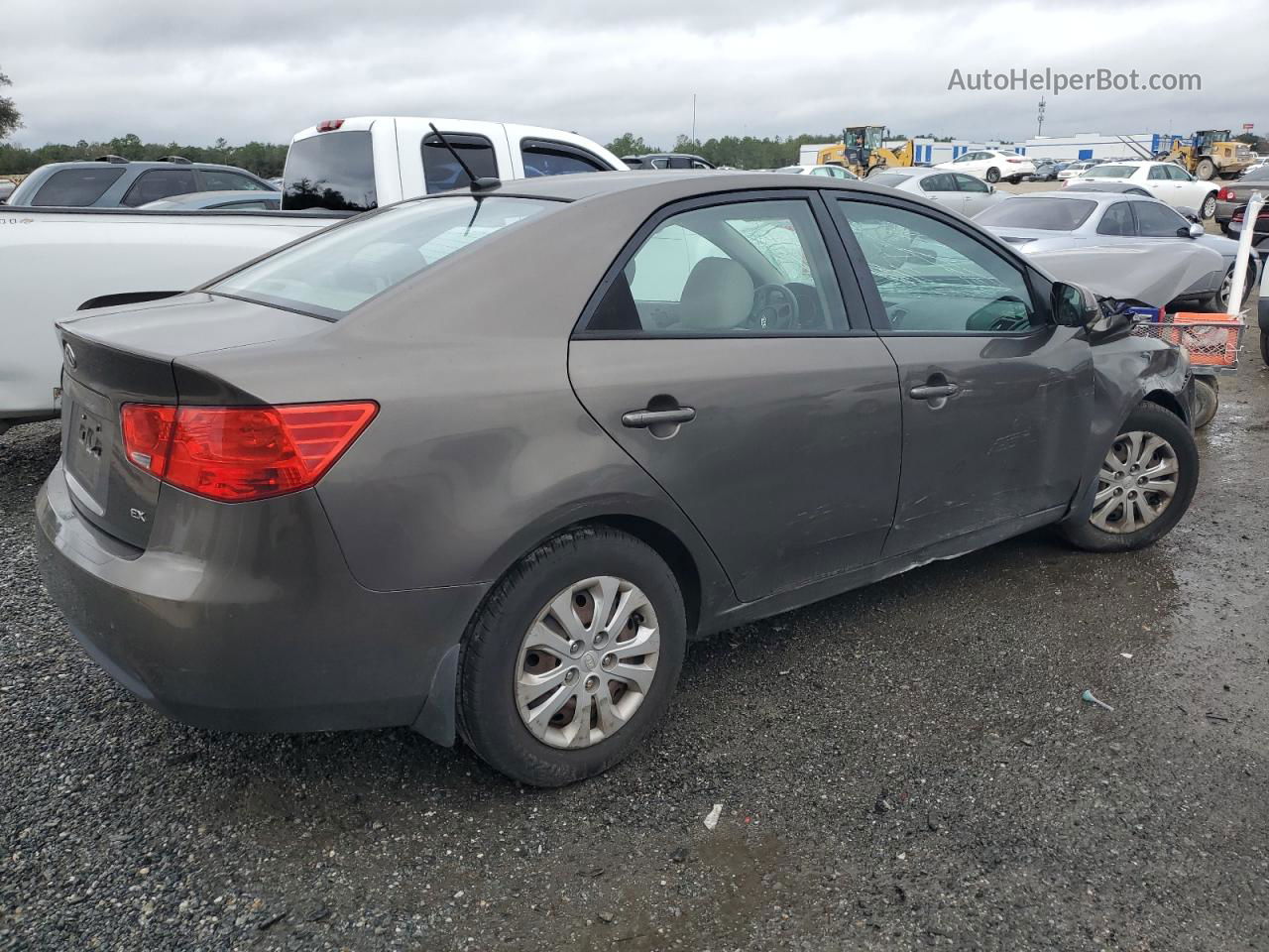 2012 Kia Forte Ex Серый vin: KNAFU4A21C5495447