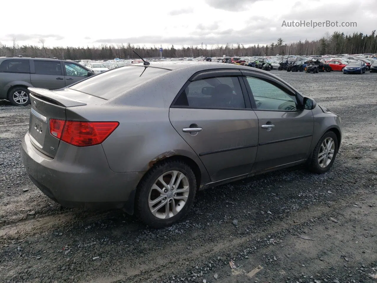 2012 Kia Forte Ex Silver vin: KNAFU4A21C5514675