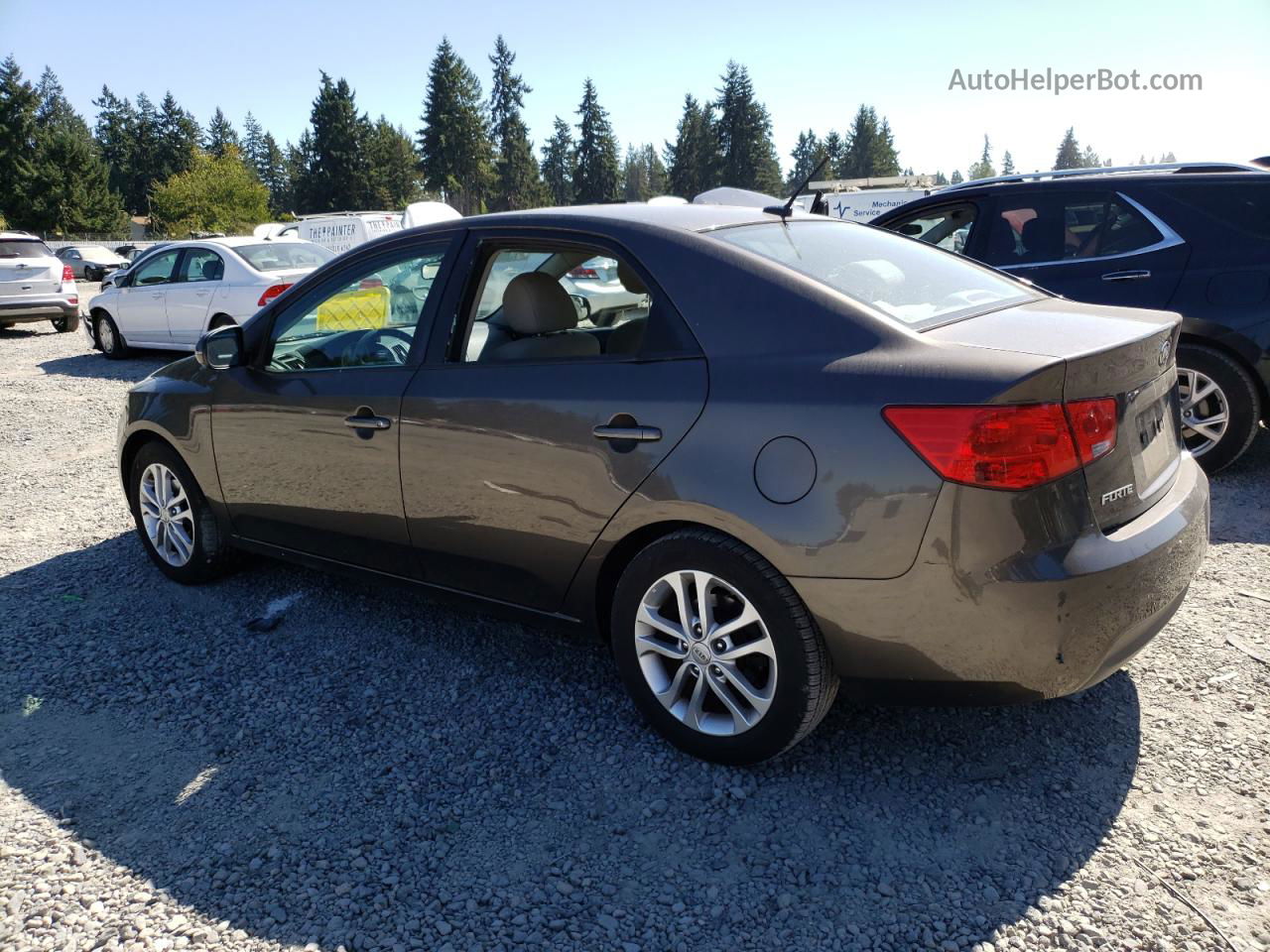 2012 Kia Forte Ex Brown vin: KNAFU4A21C5550253