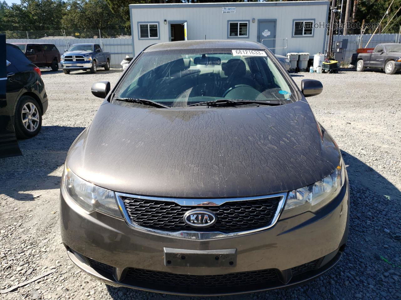 2012 Kia Forte Ex Brown vin: KNAFU4A21C5550253