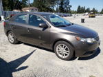 2012 Kia Forte Ex Brown vin: KNAFU4A21C5550253